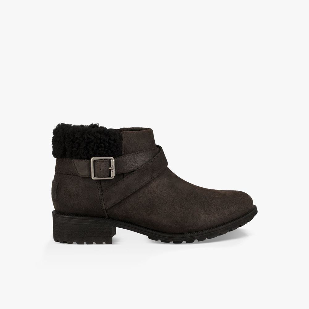 Bottine UGG Benson Femme Noir Soldes 115UTEXQ